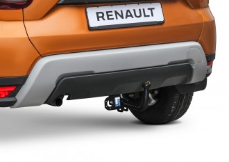 Фаркоп разборный Rival для Nissan Terrano III 2014-2017 2017-н.в./Renault Duster I, II 2010-2021 2021-н.в./Kaptur 2016-2020 2020-н.в., шар A, 1500/75 кг, F.4701.001