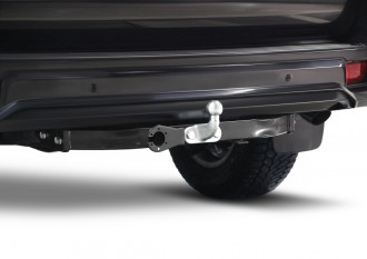 Фаркоп торцевой Rival для Toyota Land Cruiser Prado 150 рестайлинг (Black Onyx) 2020-н.в., шар F, 1500/75 кг, F.5704.004